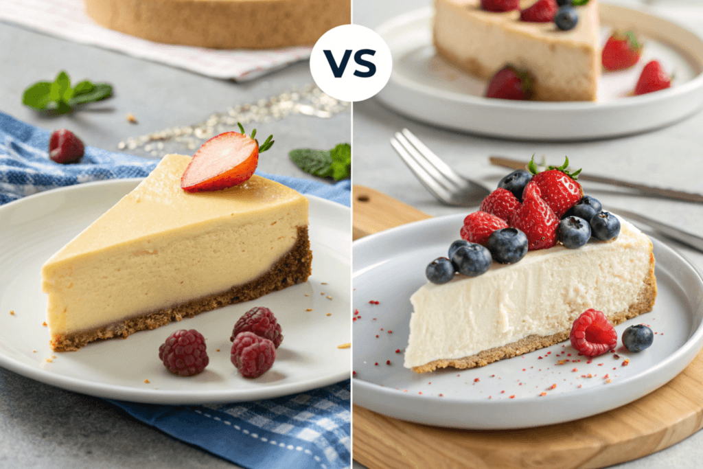New York-Style Cheesecake vs. Classic Cheesecake