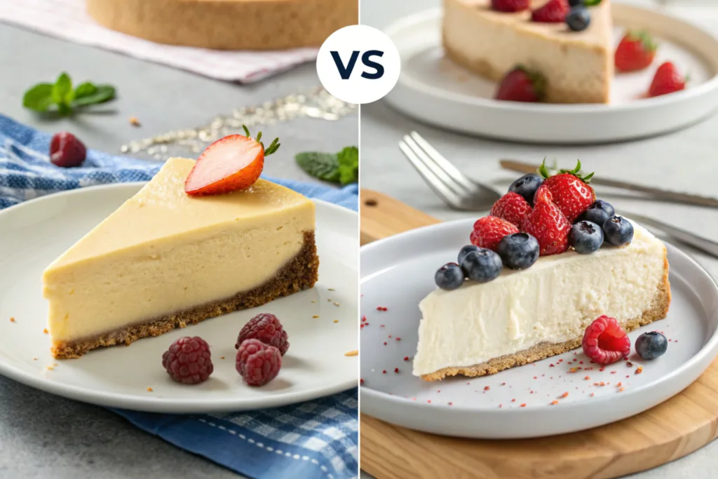 New York-Style Cheesecake vs. Classic Cheesecake