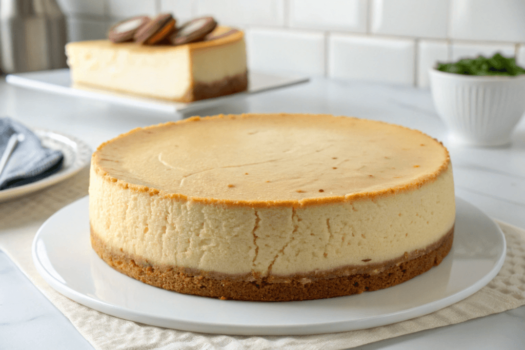perfect texture of a New York cheesecake: