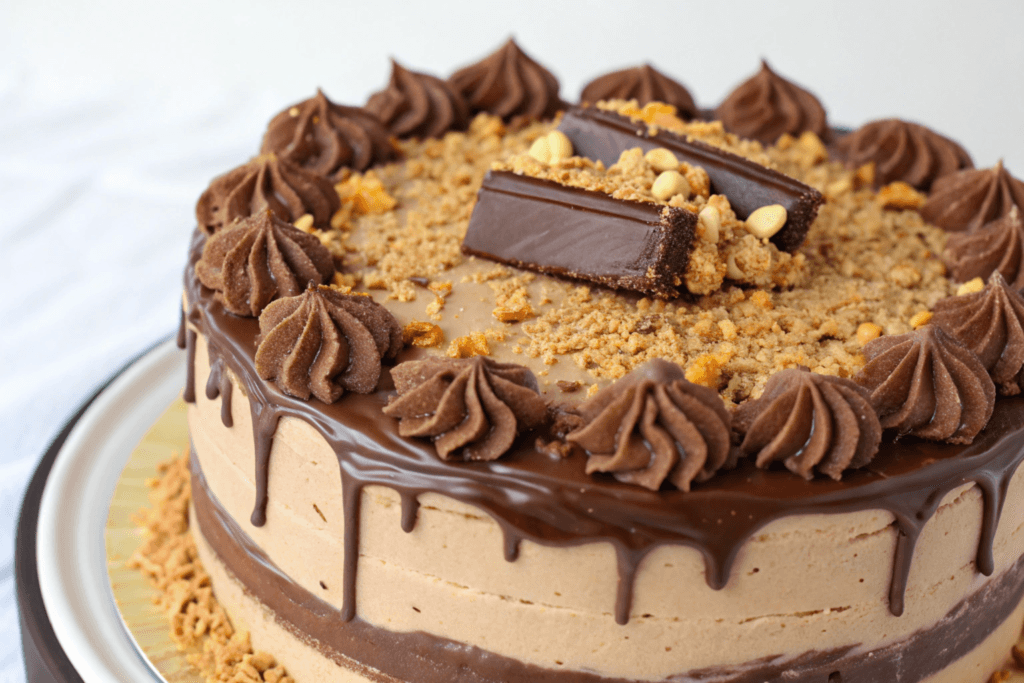 Butterfinger-cake is the perfect dessert for any occasion.