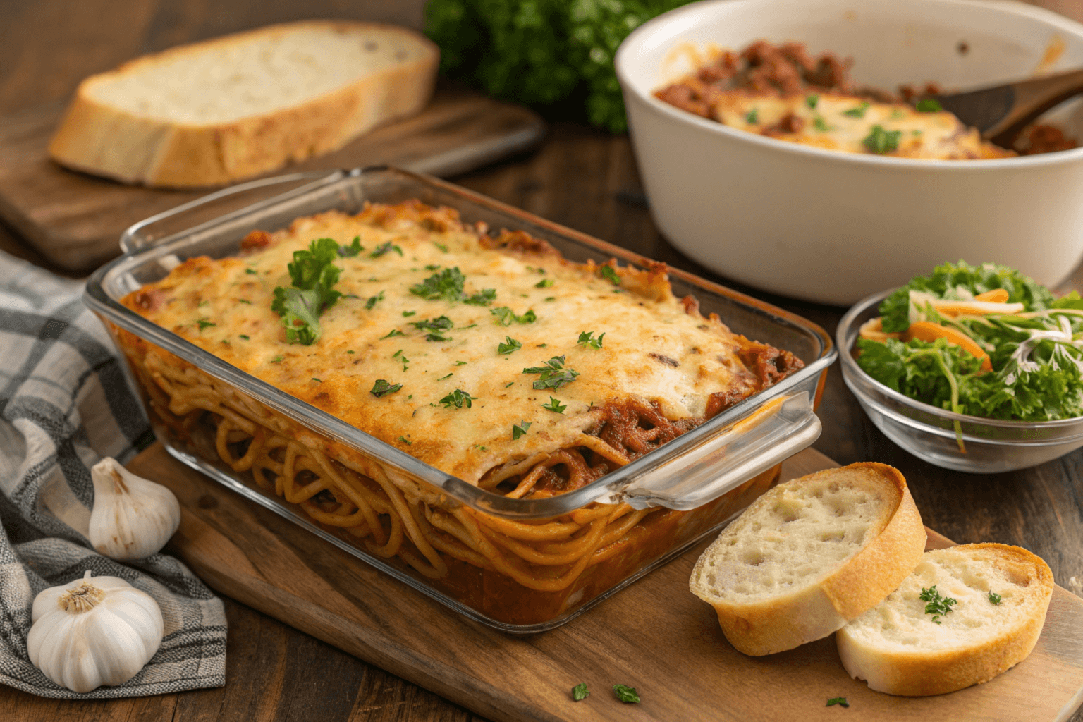 yhe best Perfect Spaghetti Casserole