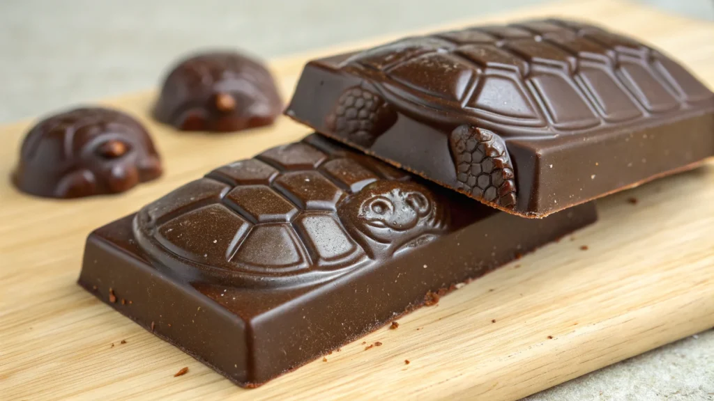 The Texture of Turtle Chocolate Complements Its Flavor