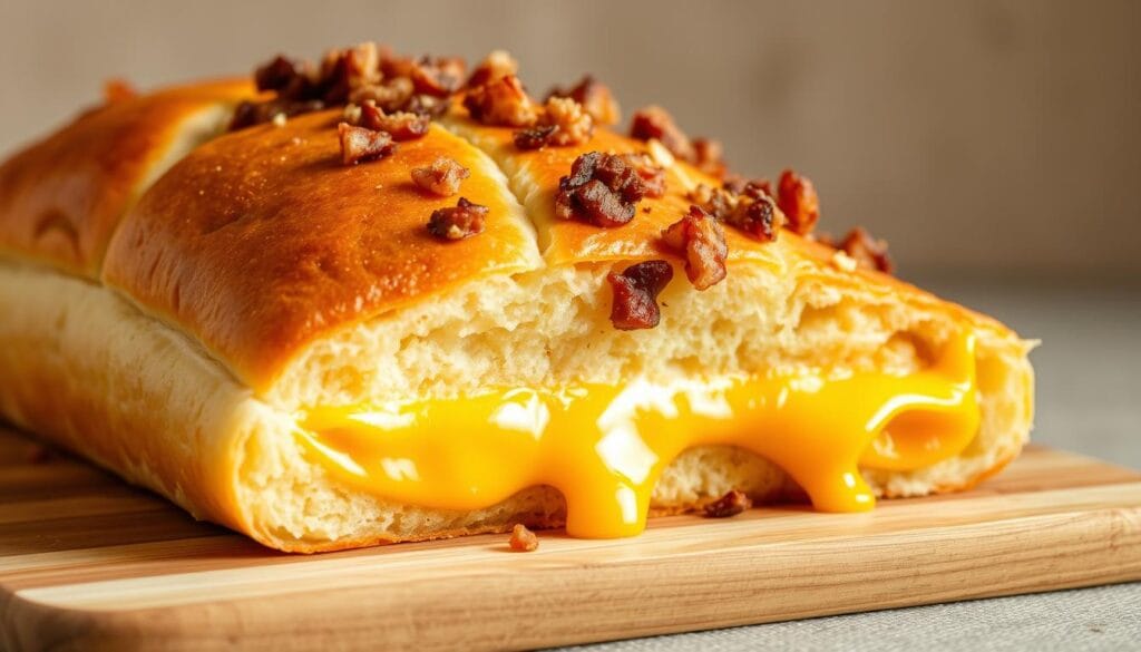 Cheesy Garbage Bread Delight