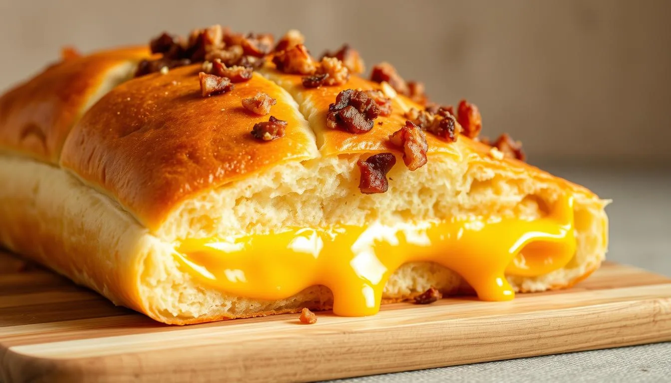 Cheesy Garbage Bread Delight