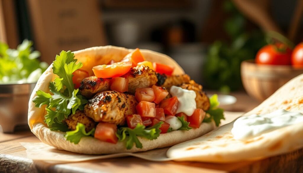 Greek Chicken Gyros