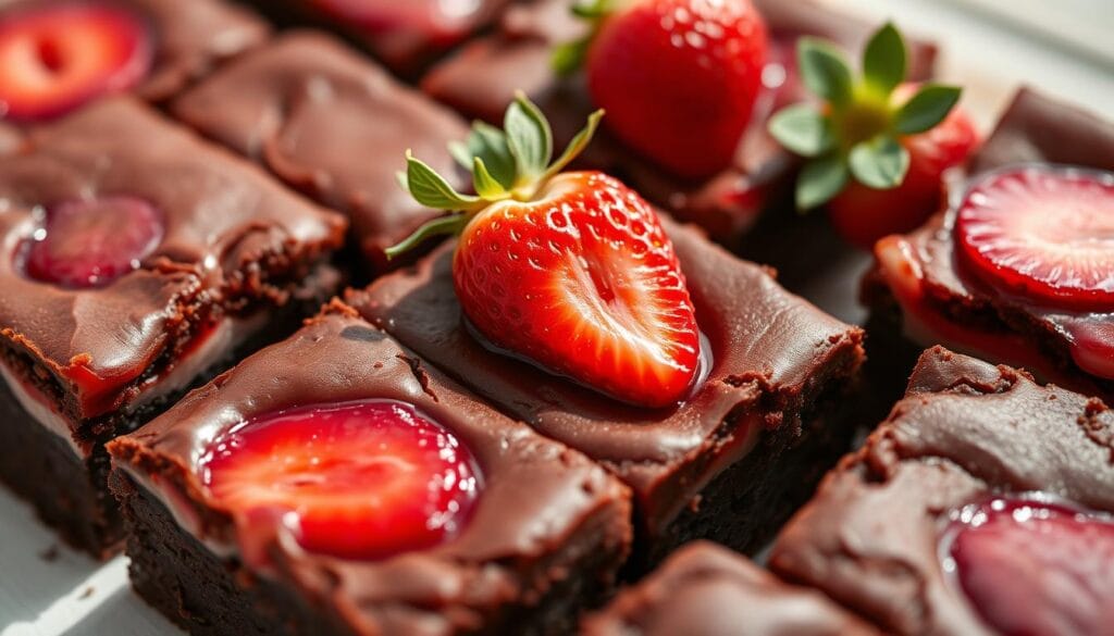 delicious strawberry brownies delicious strawberry brownies