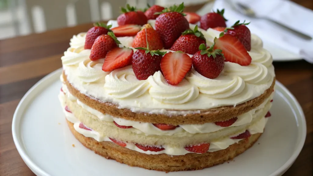 Strawberries and Cream Cake: The Perfect Dessert